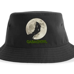 Gabaghoul Funny Hand Moon Halloween Sustainable Bucket Hat