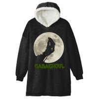 Gabaghoul Funny Hand Moon Halloween Hooded Wearable Blanket