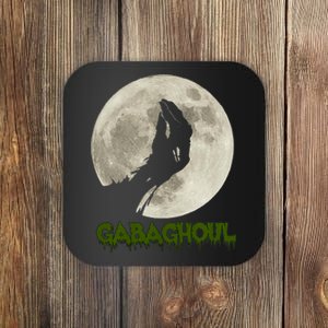 Gabaghoul Funny Hand Moon Halloween Coaster