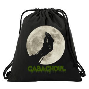 Gabaghoul Funny Hand Moon Halloween Drawstring Bag