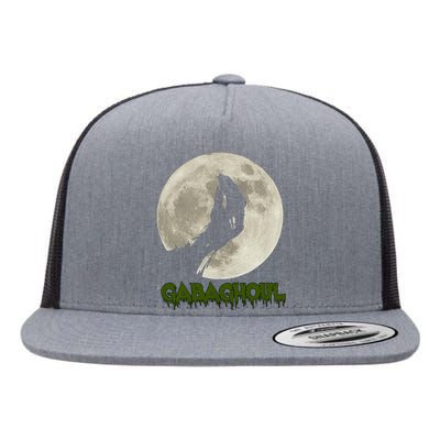 Gabaghoul Funny Hand Moon Halloween Flat Bill Trucker Hat