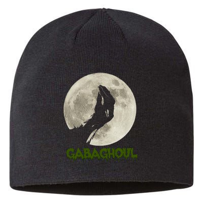 Gabaghoul Funny Hand Moon Halloween Sustainable Beanie