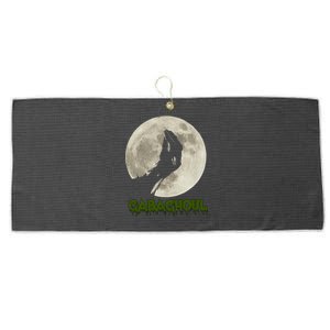 Gabaghoul Funny Hand Moon Halloween Large Microfiber Waffle Golf Towel