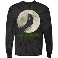 Gabaghoul Funny Hand Moon Halloween Tie-Dye Long Sleeve Shirt