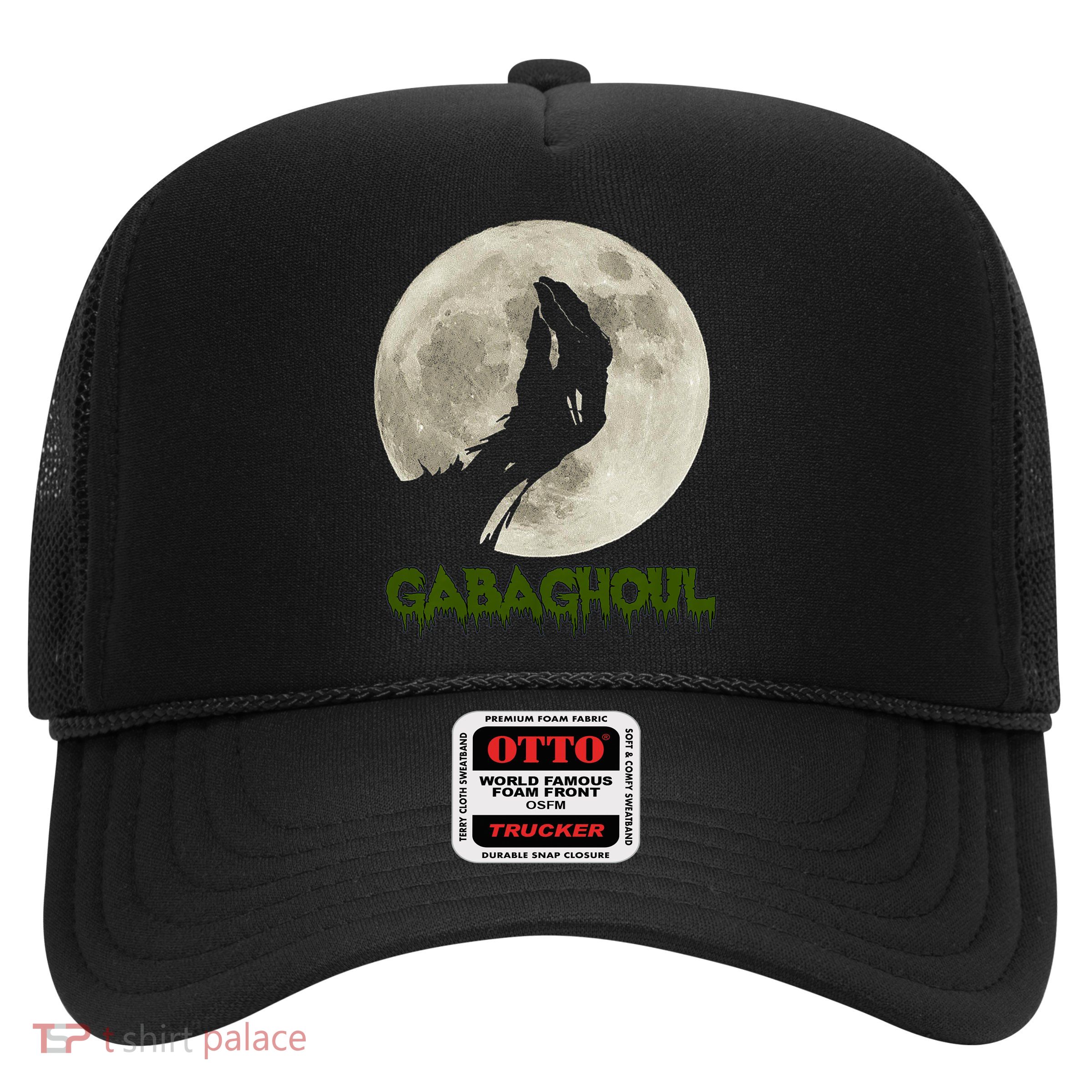 Gabaghoul Funny Hand Moon Halloween Trucker Hat