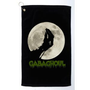 Gabaghoul Funny Hand Moon Halloween Platinum Collection Golf Towel