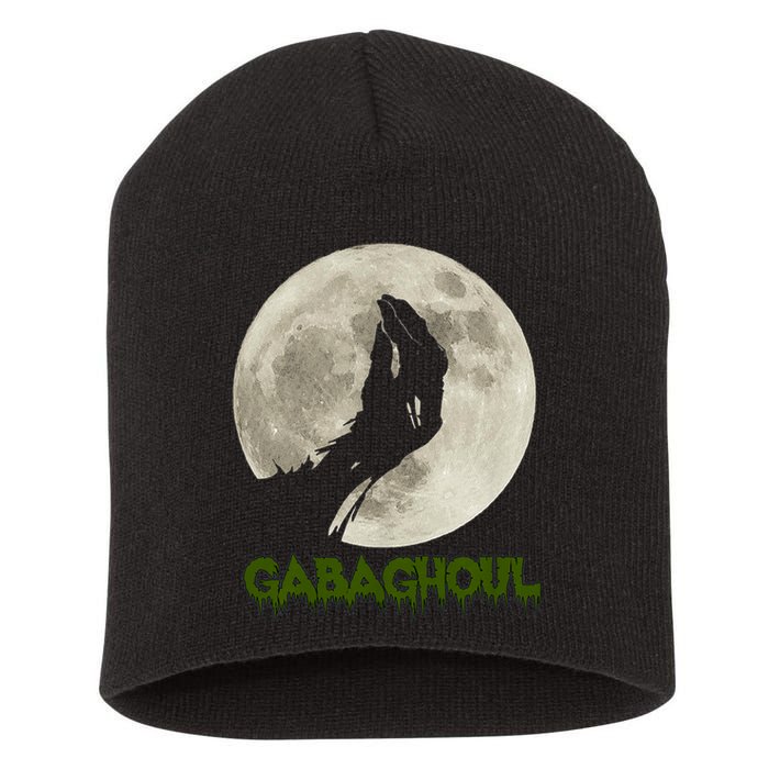 Gabaghoul Funny Hand Moon Halloween Short Acrylic Beanie