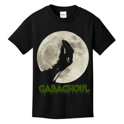 Gabaghoul Funny Hand Moon Halloween Kids T-Shirt