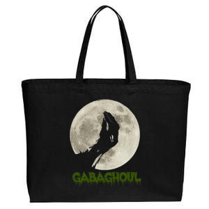 Gabaghoul Funny Hand Moon Halloween Cotton Canvas Jumbo Tote