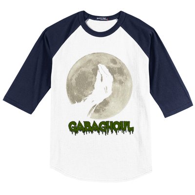 Gabaghoul Funny Hand Moon Halloween Baseball Sleeve Shirt