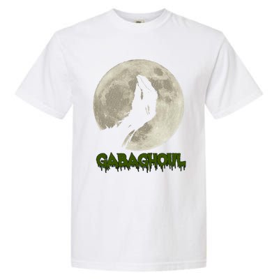 Gabaghoul Funny Hand Moon Halloween Garment-Dyed Heavyweight T-Shirt