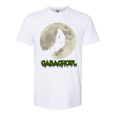 Gabaghoul Funny Hand Moon Halloween Softstyle CVC T-Shirt