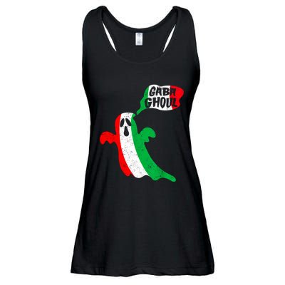Gabaghoul Funny Haloween Italian Costume Gaba Ghoul Ghost Ladies Essential Flowy Tank