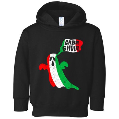 Gabaghoul Funny Haloween Italian Costume Gaba Ghoul Ghost Toddler Hoodie