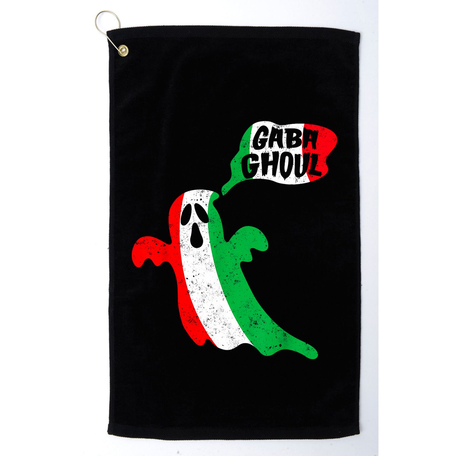 Gabaghoul Funny Haloween Italian Costume Gaba Ghoul Ghost Golf Towel