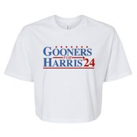 Gooners For Harris 24 Bella+Canvas Jersey Crop Tee