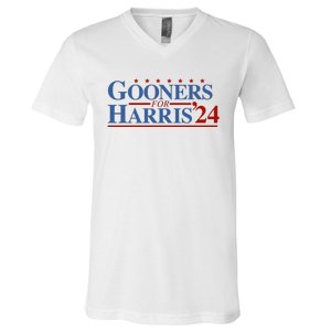 Gooners For Harris 24 V-Neck T-Shirt