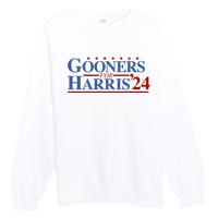 Gooners For Harris 24 Premium Crewneck Sweatshirt