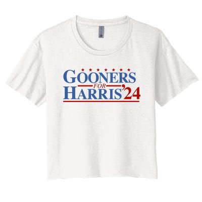 Gooners For Harris 24 Women's Crop Top Tee