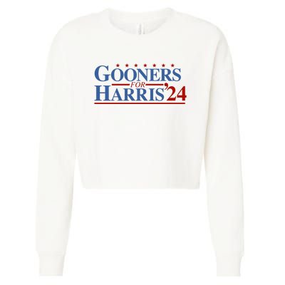 Gooners For Harris 24 Cropped Pullover Crew