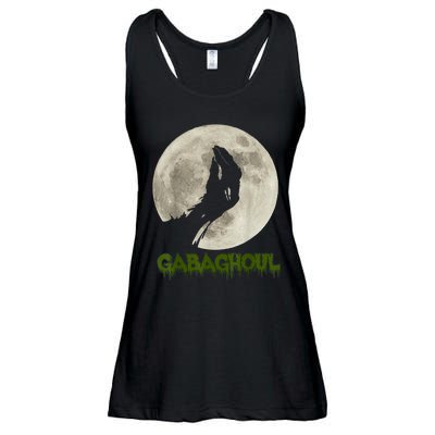 Gabaghoul Funny Hand Moon Halloween Ladies Essential Flowy Tank