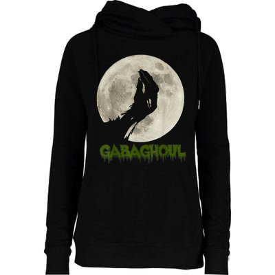 Gabaghoul Funny Hand Moon Halloween Womens Funnel Neck Pullover Hood