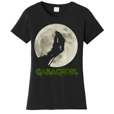 Gabaghoul Funny Hand Moon Halloween Women's T-Shirt