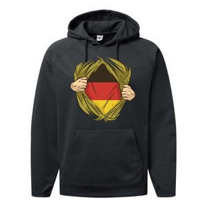 Germany Flag Hero Performance Fleece Hoodie