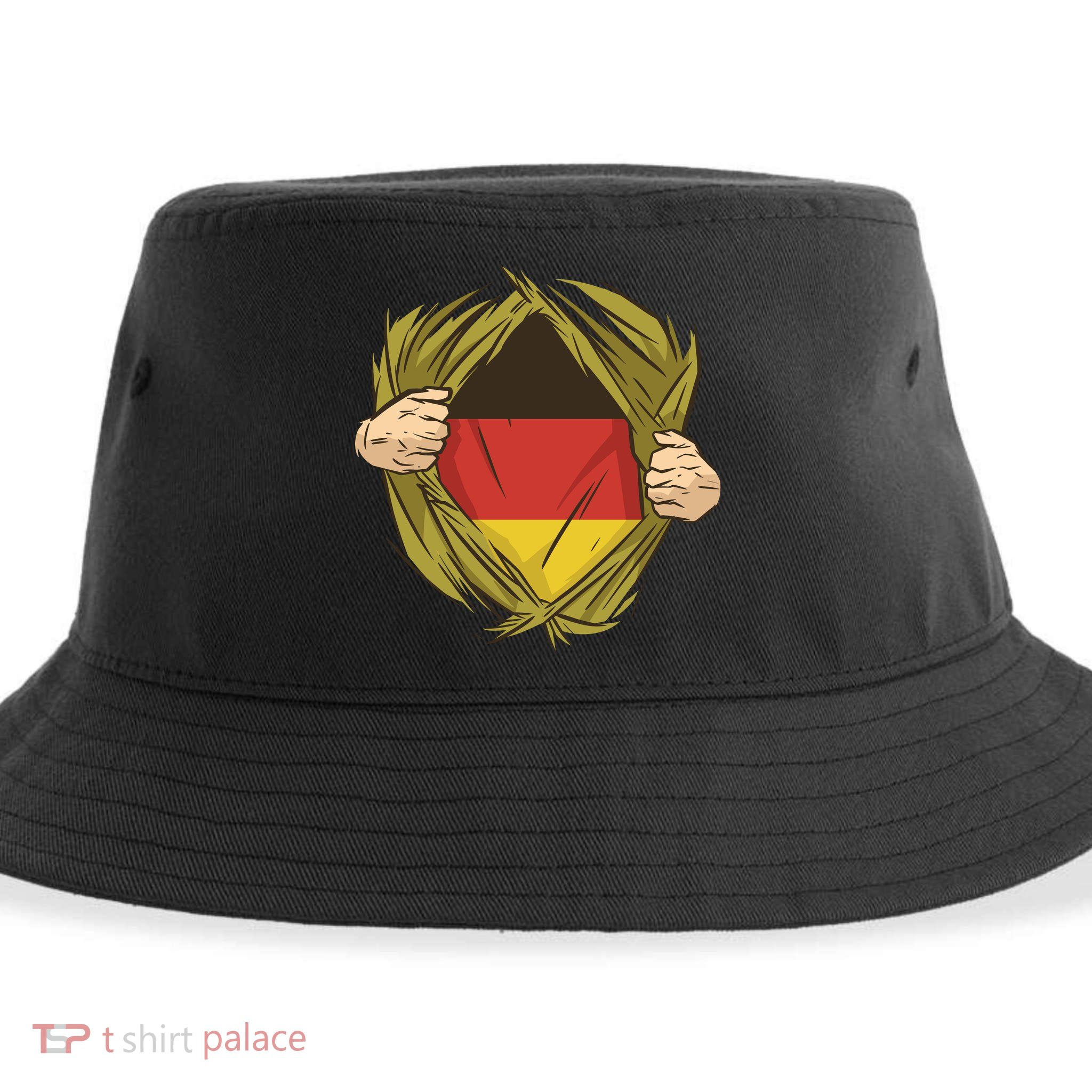 Germany Flag Hero Sustainable Bucket Hat