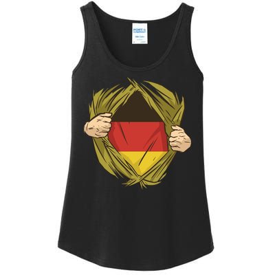 Germany Flag Hero Ladies Essential Tank