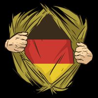 Germany Flag Hero Youth Performance Sprint T-Shirt