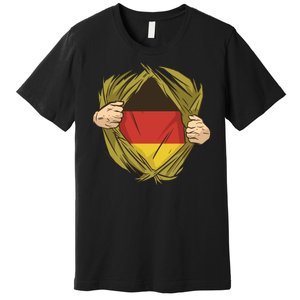 Germany Flag Hero Premium T-Shirt