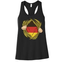 Germany Flag Hero Women's Racerback Tank