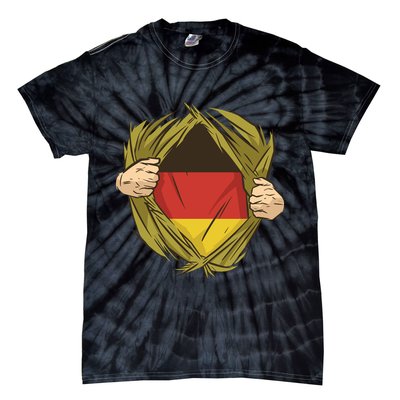 Germany Flag Hero Tie-Dye T-Shirt