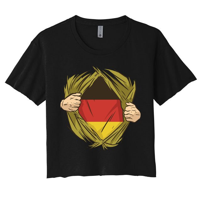 Germany Flag Hero Crop Top