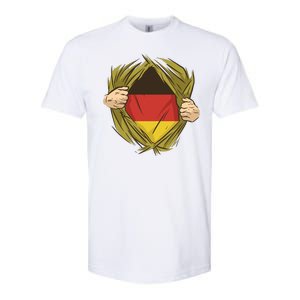 Germany Flag Hero Softstyle CVC T-Shirt