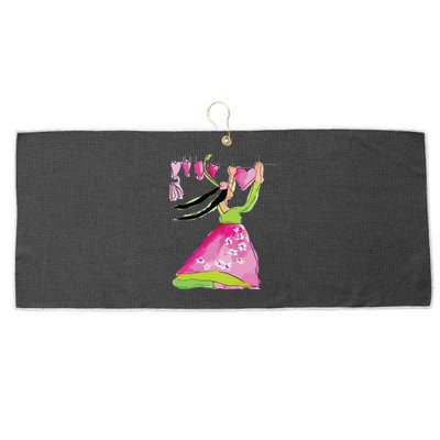 Gift For Her Valentines Day Large Microfiber Waffle Golf Towel