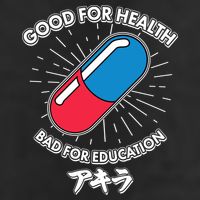 Good For Health Bad For Education Logo Anime Fan Beanie