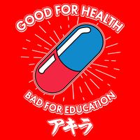 Good For Health Bad For Education Logo Anime Fan Apron