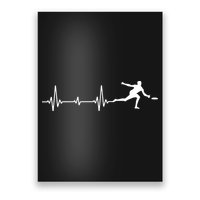 Great Frisbee Heartbeat Gift Ultimate Poster