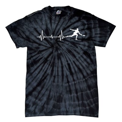 Great Frisbee Heartbeat Gift Ultimate Tie-Dye T-Shirt