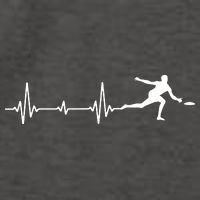Great Frisbee Heartbeat Gift Ultimate Vector Backpack