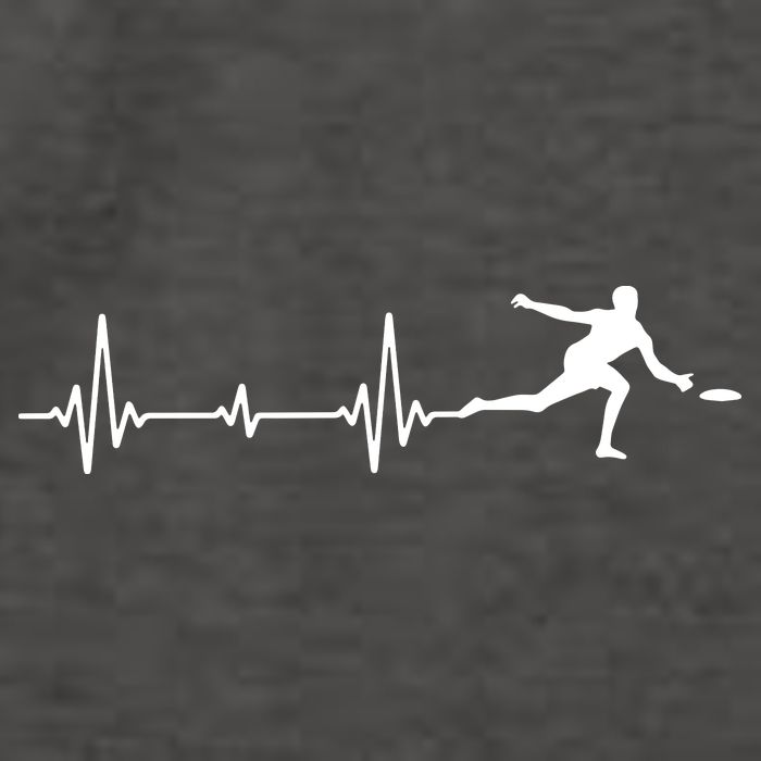 Great Frisbee Heartbeat Gift Ultimate Vector Backpack