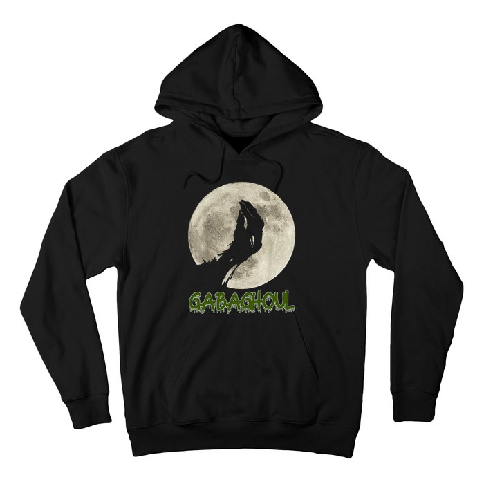 Gabaghoul Funny Hand Moon Halloween Hoodie