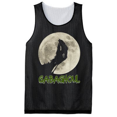 Gabaghoul Funny Hand Moon Halloween Mesh Reversible Basketball Jersey Tank