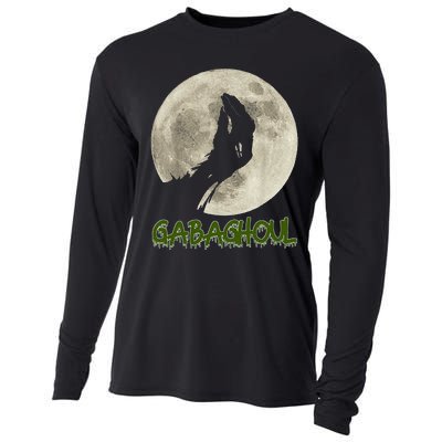 Gabaghoul Funny Hand Moon Halloween Cooling Performance Long Sleeve Crew