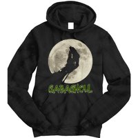 Gabaghoul Funny Hand Moon Halloween Tie Dye Hoodie