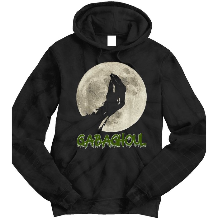 Gabaghoul Funny Hand Moon Halloween Tie Dye Hoodie