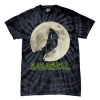 Gabaghoul Funny Hand Moon Halloween Tie-Dye T-Shirt