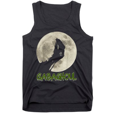 Gabaghoul Funny Hand Moon Halloween Tank Top